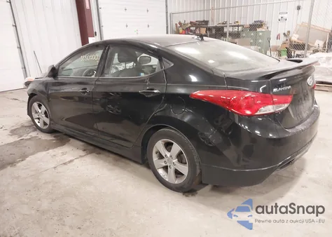 2013 Hyundai Elantra Gls z USA, uszkodzony, nr VIN 5NPDH4AE0DH284623